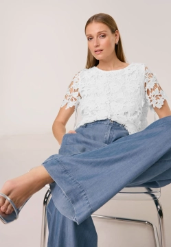 SZEROKIE SPODNIE DAMSKIE TAIFUN 720320-11134