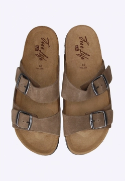 SKÓRZANE KLAPKI MĘSKIE FREE LIFE 1758U