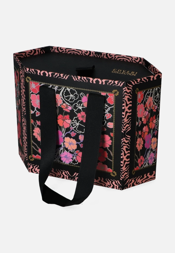 SZAL DAMSKI PRZEPLATANY METALICZNĄ NICIĄ COVERI COLLECTION 252201