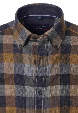 KOSZULA MĘSKA W KRATĘ Z DŁUGIM RĘKAWEM CASAMODA 444309700