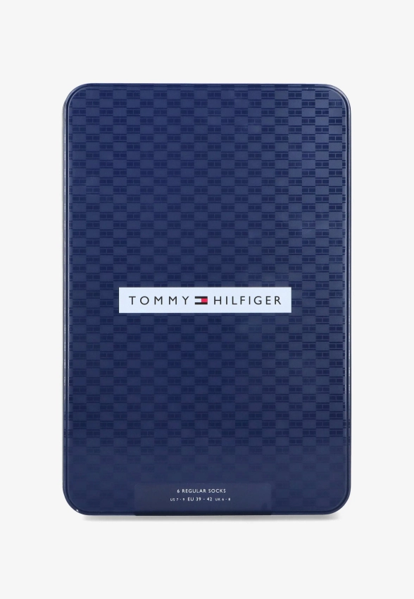 SKARPETY WYSOKIE 6 PAR W PUDEŁKU PRODUCENTA TOMMY HILFIGER 701235373C