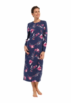 KOSZULA NOCNA DAMSKA Z DŁUGIM RĘKAWEM PASTUNETTE 10232-100-3
