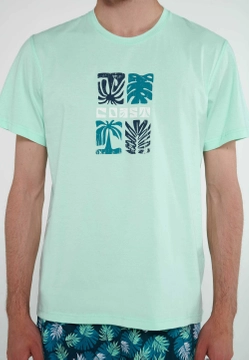 PIŻAMA MĘSKA Z KRÓTKIM RĘKAWEM VAMP 20710