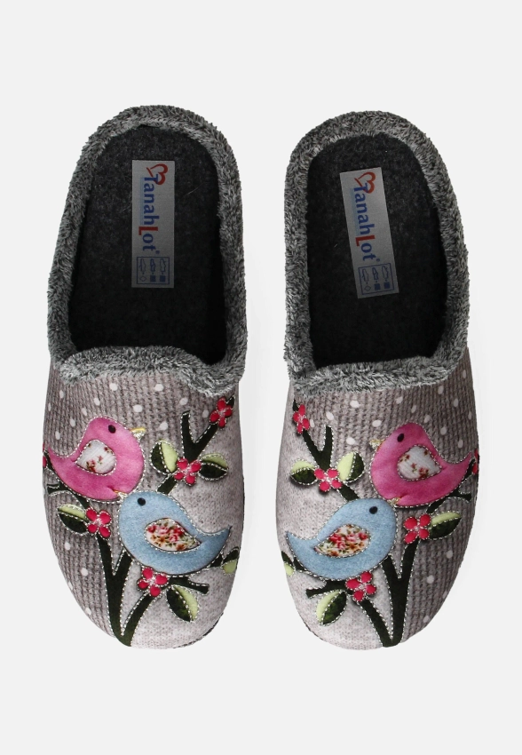 PANTOFLE DAMSKIE Z NADRUKIEM TANAHLOT II9354757