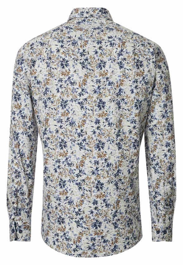 KOSZULA MĘSKA Z WZOREM W LIŚCIE REDMOND 252460111