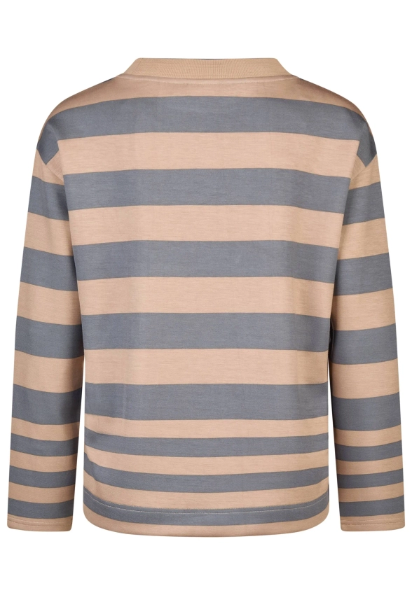 BLUZA DAMSKA W PASY Z WISKOZY BARBARA LEBEK 37130052