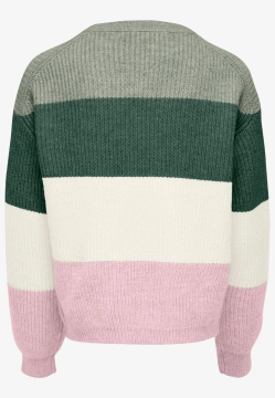 SWETER DZIEWCZĘCY W PASY ONLY 15207169