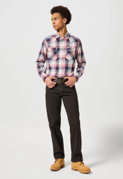 KOSZULA MĘSKA W KRATĘ WRANGLER 112357243