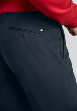 MATERIAŁOWE SPODNIE MĘSKIE BUGATTI 4134 46394