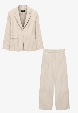 MARYNARKA DAMSKA W PASKI Z DOMIESZKĄ WISKOZY BUGATTI W4173 14806