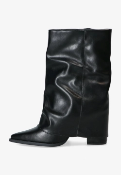 KOZAKI KOWBOJKI DAMSKIE ZE SKÓRY EKOLOGICZNEJ CLYO RQ25 115