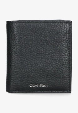 SKÓRZANY PORTFEL MĘSKI SKŁADANY NA PÓŁ RFID CALVIN KLEIN LV04D1063GC
