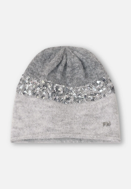 CZAPKA DAMSKA OZDOBIONA CEKINAMI ARTIGLI AACL003335