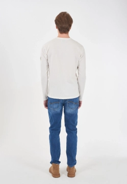 T-SHIRT MĘSKI Z DŁUGIM RĘKAWEM YES ZEE T828 CY02