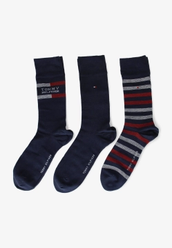 SKARPETY WYSOKIE 3 PARY W PUDEŁKU PRODUCENTA TOMMY HILFIGER 701235376C