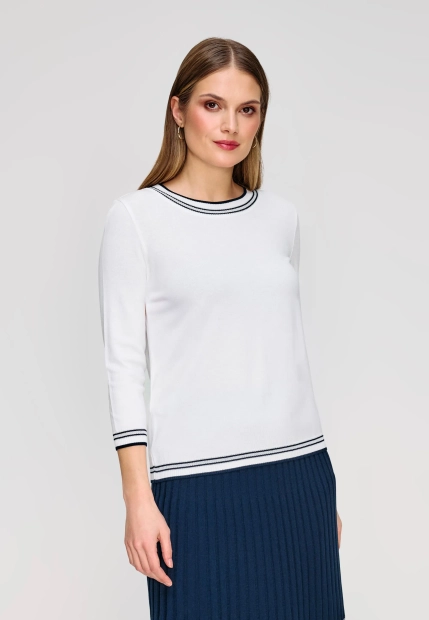 SWETER DAMSKI Z RĘKAWEM 3/4 ANCORA ANTONELLA