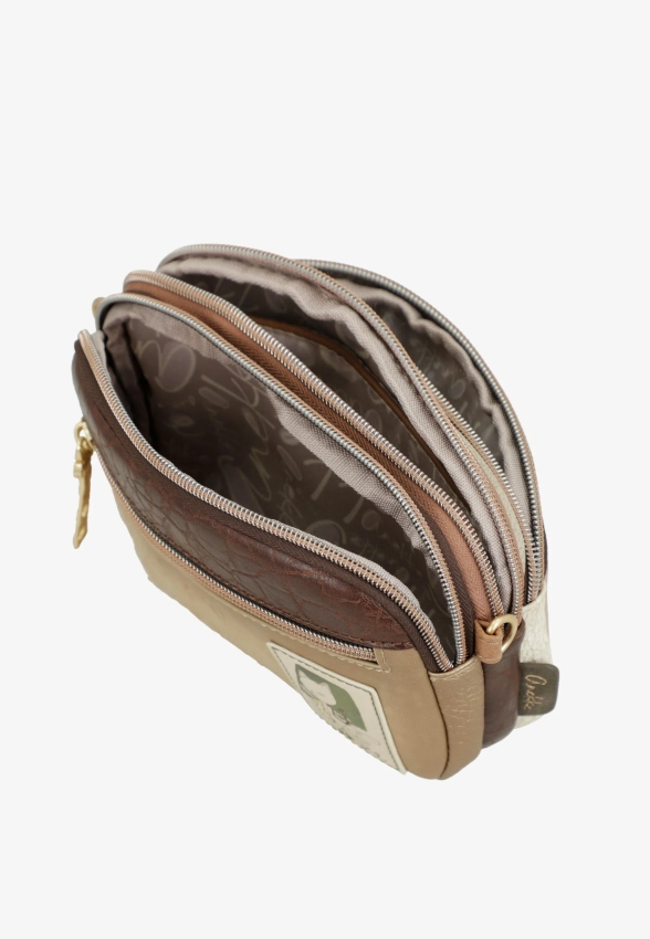 MAŁA TOREBKA DAMSKA Z TRZEMA PRZEGRODAMI ANEKKE MUSE 42703-445