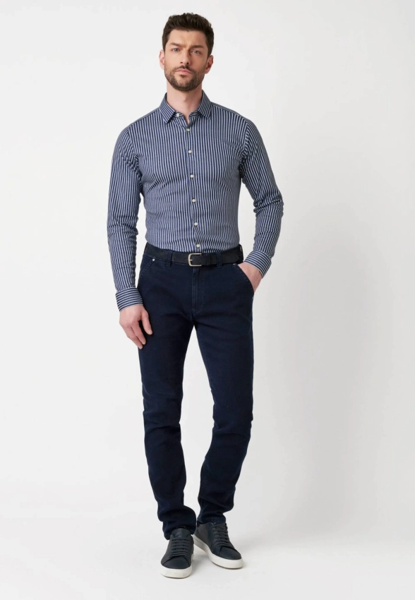 KOSZULA MĘSKA W PASY DESOTO 87128-3