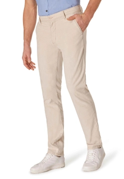 SPODNIE MĘSKIE Z DOMIESZKĄ LNU PIONEER P0 14850 2200