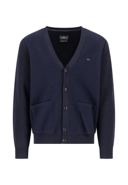 KARDIGAN MĘSKI Z MIESZANKI BAWEŁNY I WEŁNY Z KIESZENIAMI FYNCH HATTON 1509 322