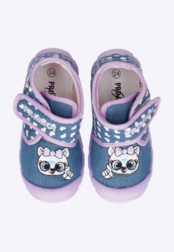 PANTOFLE DZIEWCZĘCE ZAPINANE NA RZEP PRIMIGI 2946022