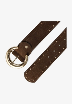 SZEROKI PASEK DAMSKI OZDOBIONY ĆWIEKAMI CTLD-745