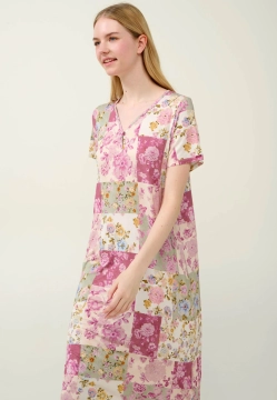 KOSZULA NOCNA DAMSKA Z MICROMADALU VAMP 23024