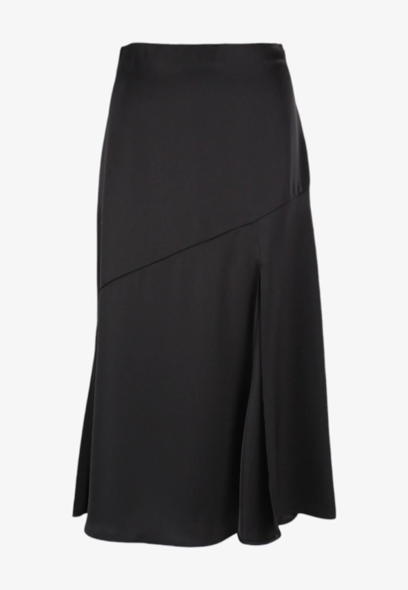 SATYNOWA SPÓDNICA DAMSKA MIDI PENNYBLACK FOX