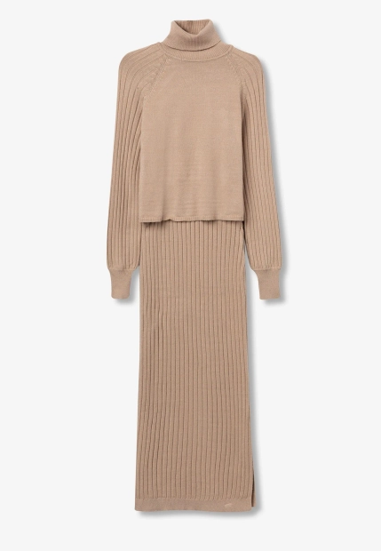 DZIANINOWA SUKIENKA DAMSKA Z GOLFEM TIFFOSI 10061659