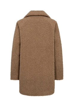 KRÓTKI PŁASZCZ DAMSKI TYPU BOUCLA SOYACONCEPT 40216