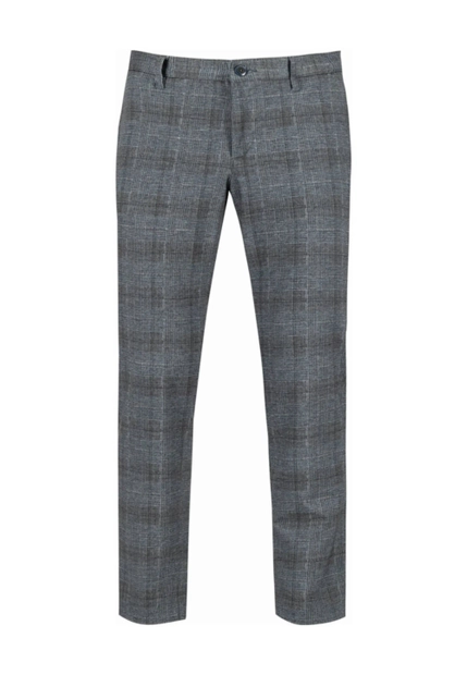 MATERIAŁOWE SPODNIE MĘSKIE ALBERTO 3536 1641