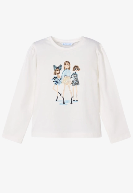 T-SHIRT DZIEWCZĘCY MAYORAL 4011