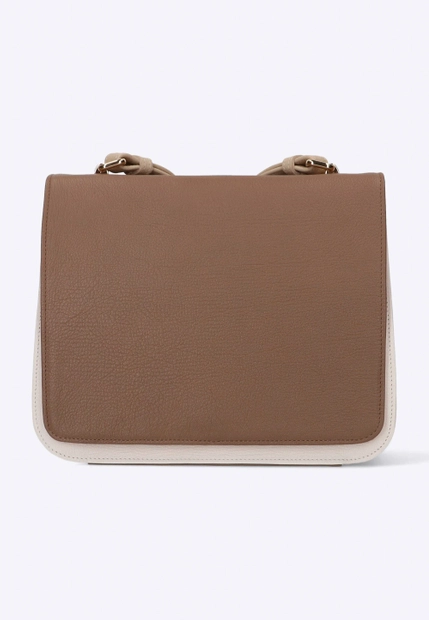 SKÓRZANA TOREBKA DAMSKA BRUNATE ST238