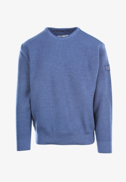 SWETER MĘSKI Z DOMIESZKĄ WEŁNY SAIL EXP 7051