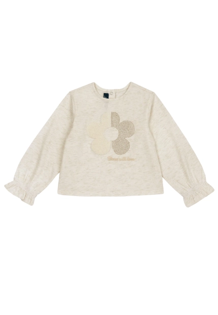 T-SHIRT DZIEWCZĘCY Z DŁUGIM RĘKAWEM CHICCO 100062