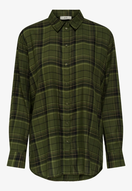 KOSZULA DAMSKA W KRATĘ Z WISKOZY JDY 15302408