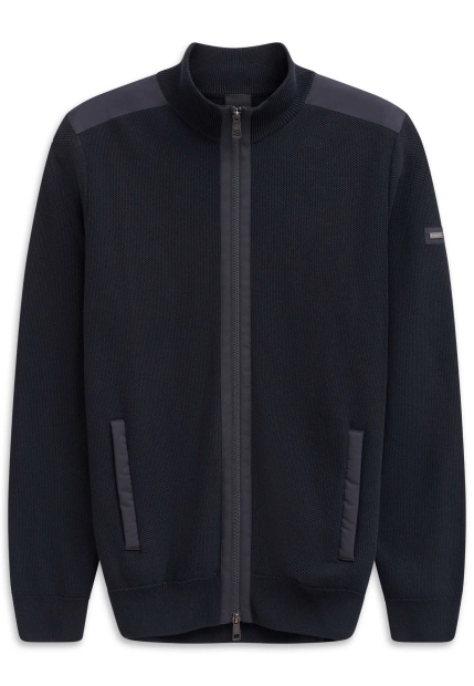 SWETER MĘSKI ZAPINANAY NA ZAMEK BUGATTI 7600 85545D