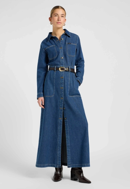 SUKIENKA JEANSOWA MAXI LEE 112370993
