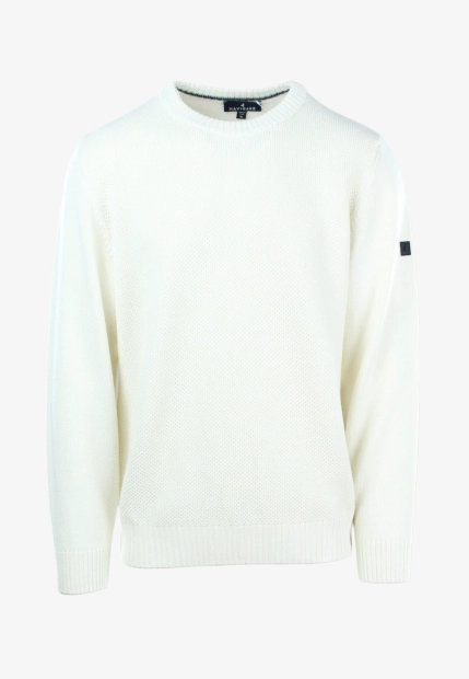 SWETER MĘSKI Z DOMIESZKĄ WEŁNY NAVIGARE NH1101