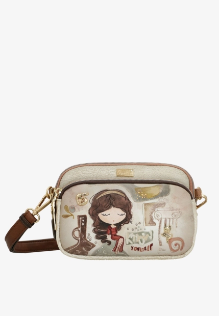 MAŁA TOREBKA DAMSKA Z TRZEMA PRZEGRODAMI ANEKKE MUSE 42703-445