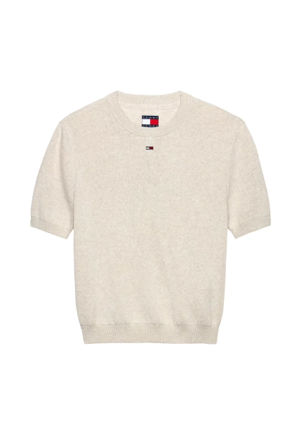 SWETER DAMSKI Z KRÓTKIM RĘKAWEM TOMMY JEANS DW0DW19336