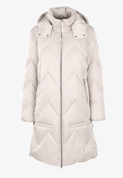 DŁUGA PIKOWANA KURTKA DAMSKA GREEN GOOSE 25705845