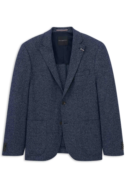 JEDNORZĘDOWA MARYNARKA MĘSKA JERSEY BUGATTI 19250 198133C