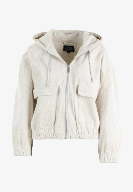 SZTRUKSOWA KURTKA DAMSKA Z KAPTUREM HAILYS XSHE-2410105C