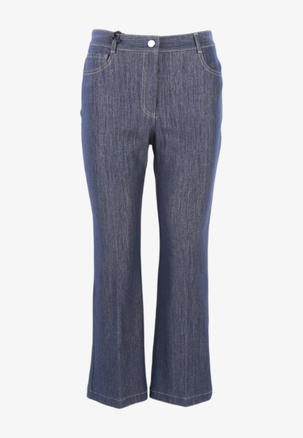 SPODNIE DAMSKIE Z JERSEYU O WYGLĄDZIE JEANSU  PENNYBLACK DUELLO