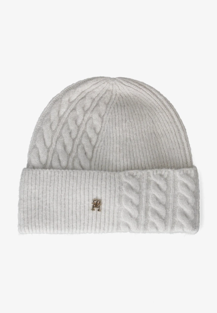 CZAPKA DAMSKA Z DOMIESZKĄ WEŁNY TOMMY HILFIGER AW0AW17784C