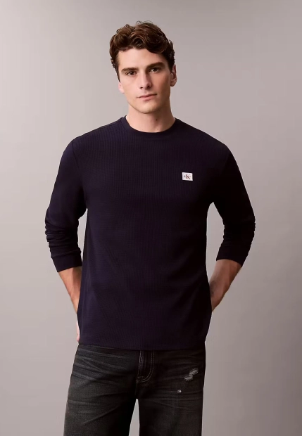 T-SHIRT MĘSKI Z DŁUGIM RĘKAWEM CALVIN KLEIN LV040EM217