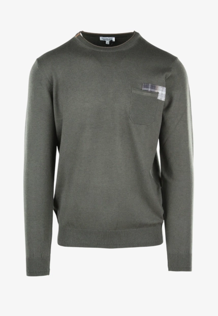 SWETER MĘSKI Z DOMIESZKĄ WEŁNY I WISKOZY CONSENSO 4116225