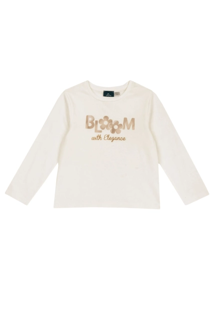 T-SHIRT DZIEWCZĘCY Z DŁUGIM RĘKAWEM CHICCO 100068