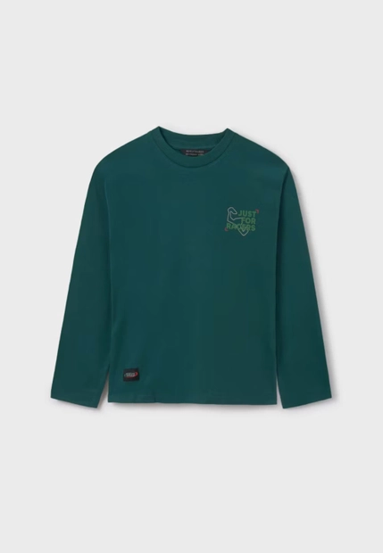 T-SHIRT CHŁOPIĘCY Z NADRUKIEM NA PLECACH MAYORAL 7089